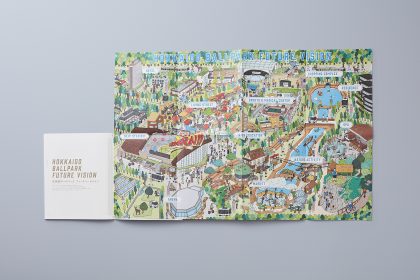 冊子「HOKKAIDO BALL PARK VISION BOOK」